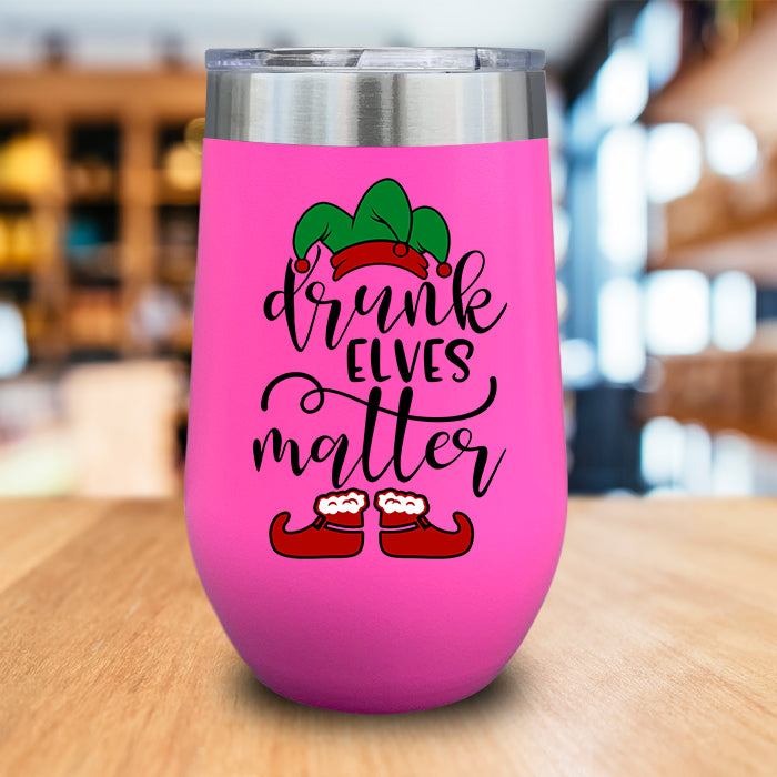 Drunk Elves Matter Color Printed Wine Tumbler