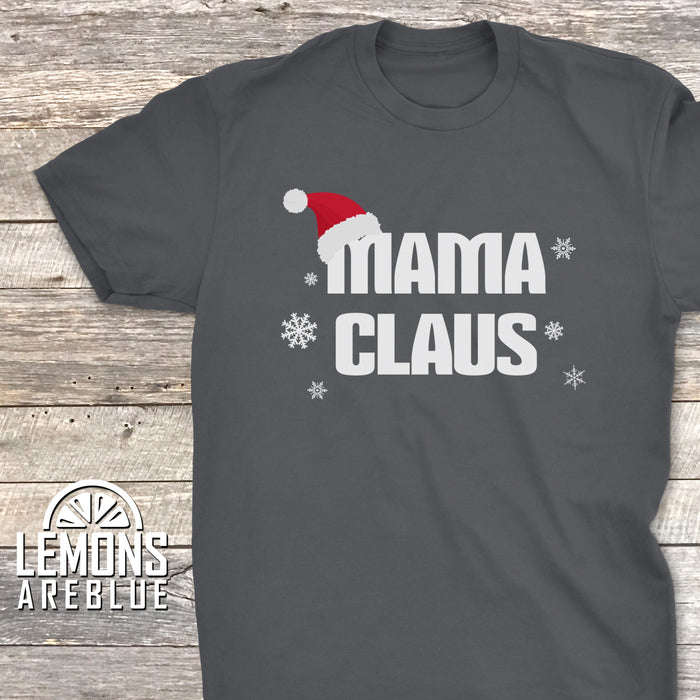 Mama And Papa Claus Premium Tee