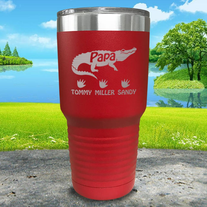 Papa Gator CUSTOM Dates Engraved Tumblers