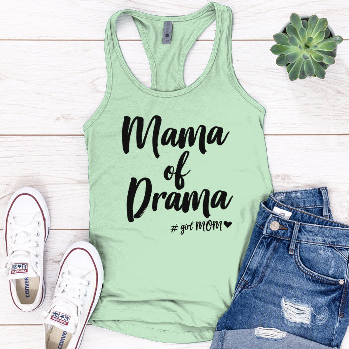 Mama Of Drama Premium Tank Top