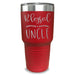 Blessed Uncle Engraved Tumbler Engraved Tumbler ZLAZER 30oz Tumbler Red 