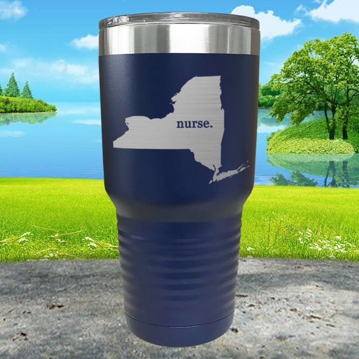 Nurse New York Premium Laser Engraved Tumbler