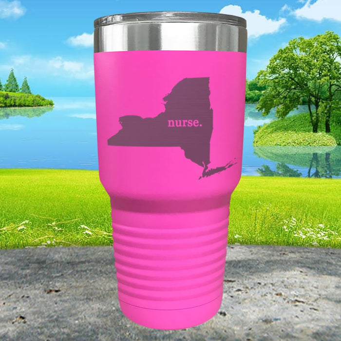 Nurse New York Premium Laser Engraved Tumbler