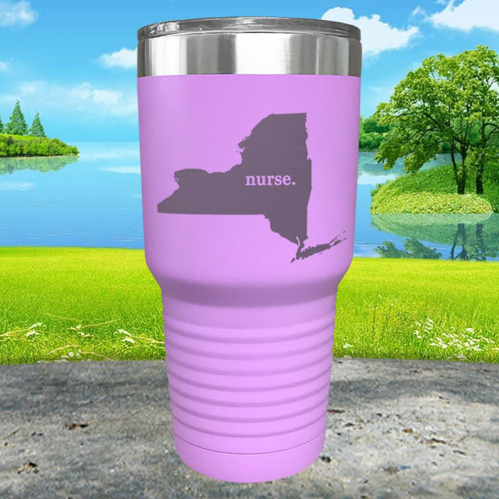 Nurse New York Premium Laser Engraved Tumbler