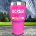 Personalized Scrub Life Color Printed Tumblers Tumbler ZLAZER 30oz Tumbler Pink 