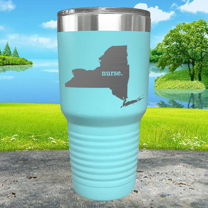 Nurse New York Premium Laser Engraved Tumbler