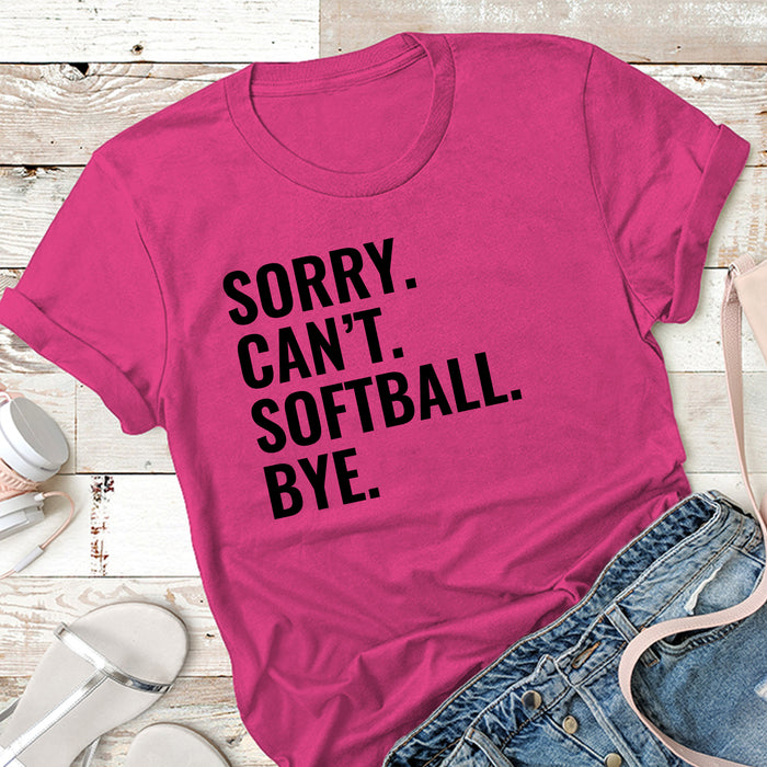 Sorry Can't Bye Personalized With Sports Premium Tees