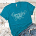 Gymnastics Mom Premium Tees T-Shirts CustomCat Turquoise X-Small 