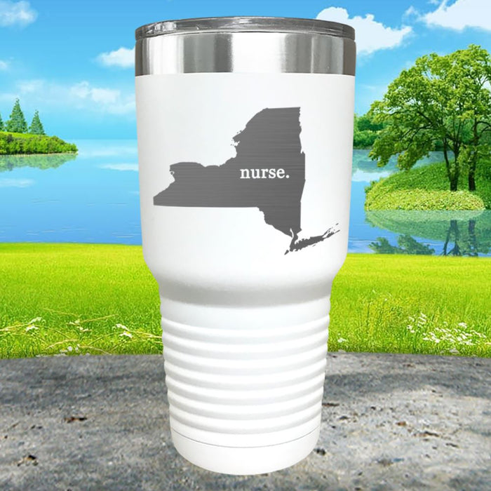 Nurse New York Premium Laser Engraved Tumbler