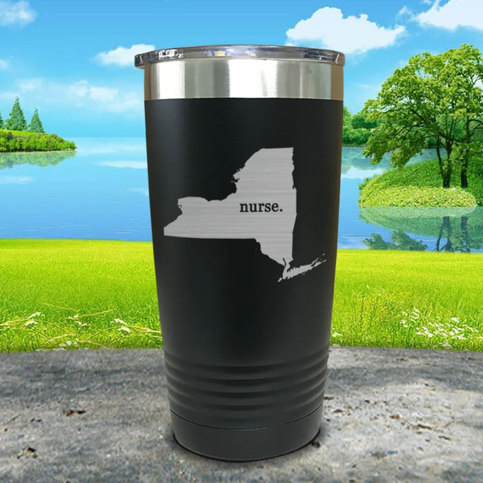 Nurse New York Premium Laser Engraved Tumbler