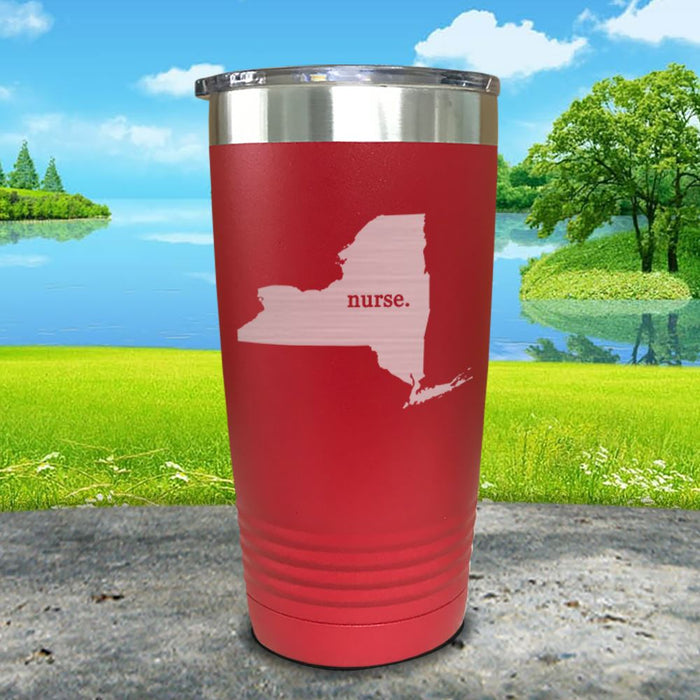 Nurse New York Premium Laser Engraved Tumbler