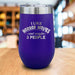 I Like Horror Movies Engraved Wine Tumbler LemonsAreBlue 16oz Wine Tumbler Purple 