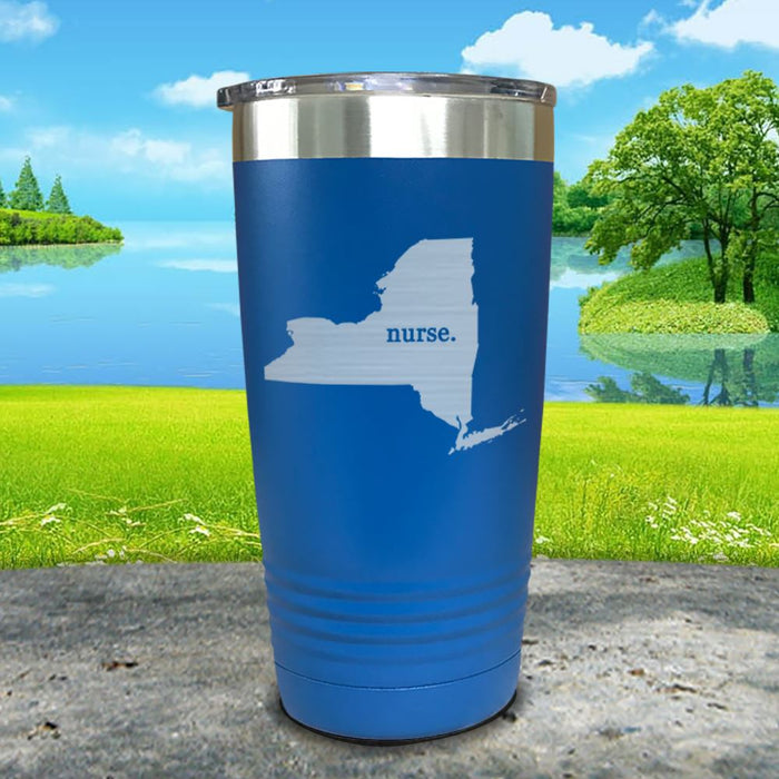 Nurse New York Premium Laser Engraved Tumbler