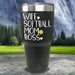 Wife Softball Mom Boss Color Printed Tumblers Tumbler ZLAZER 30oz Tumbler Black 