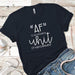 AF Favorite Measurement Premium Tees T-Shirts CustomCat Midnight Navy X-Small 