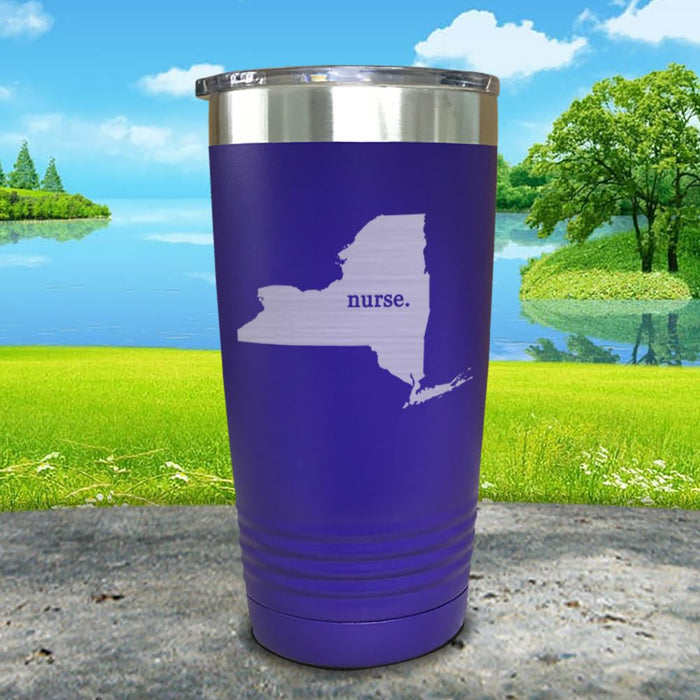 Nurse New York Premium Laser Engraved Tumbler