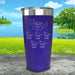 Fox Mama (CUSTOM) With Child's Name Engraved Tumblers Tumbler ZLAZER 20oz Tumbler Royal Purple 