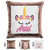 Unicorn Personalized Magic Sequin Pillow Pillow GLAM Rose Gold 