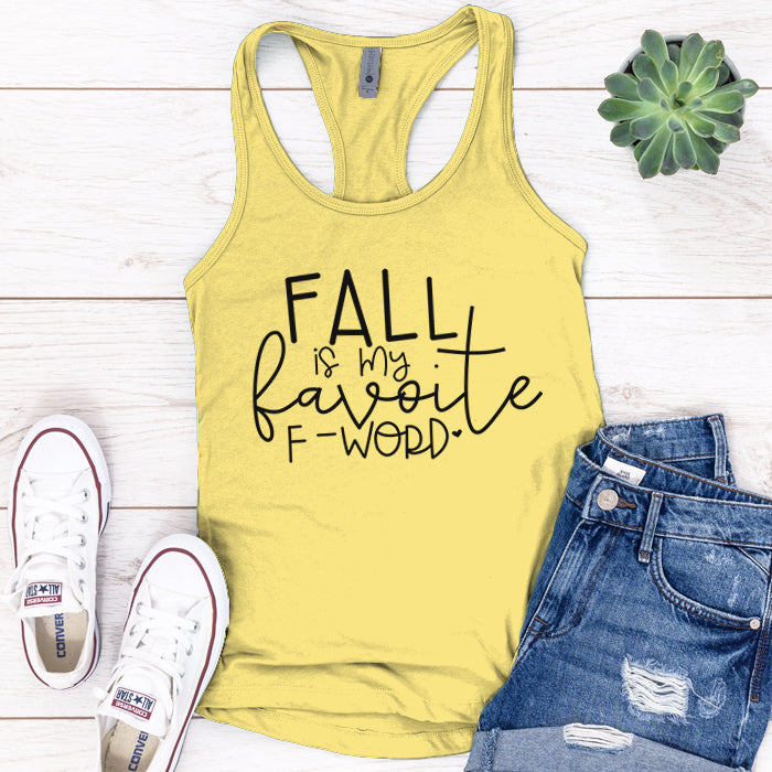 Fall Is My Favorite F Word Premium Tank Top