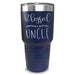 Blessed Uncle Engraved Tumbler Engraved Tumbler ZLAZER 30oz Tumbler Navy 