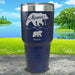 Mama Bear Nurse (CUSTOM) With Child's Name Engraved Tumblers Tumbler ZLAZER 30oz Tumbler Navy 