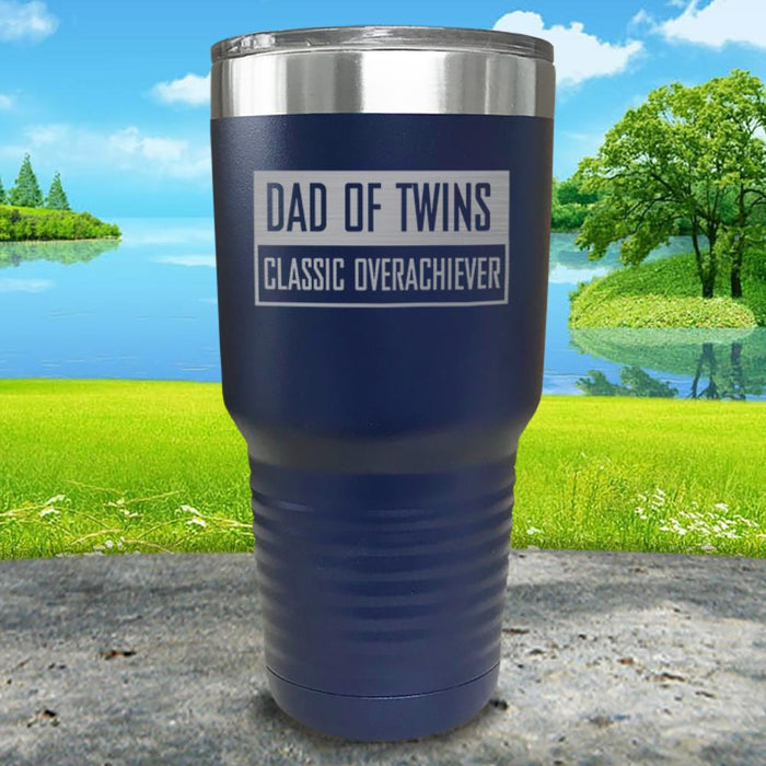 Dad Of Twins Engraved Tumbler