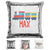 Train Personalized Magic Sequin Pillow Pillow GLAM Silver 