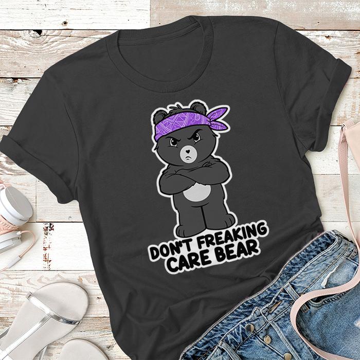 Don't Freaking Care Bear Premium Tees