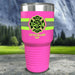 Personalized Firefighter FULL Wrap Color Printed Tumblers Tumbler ZLAZER 30oz Tumbler Pink 