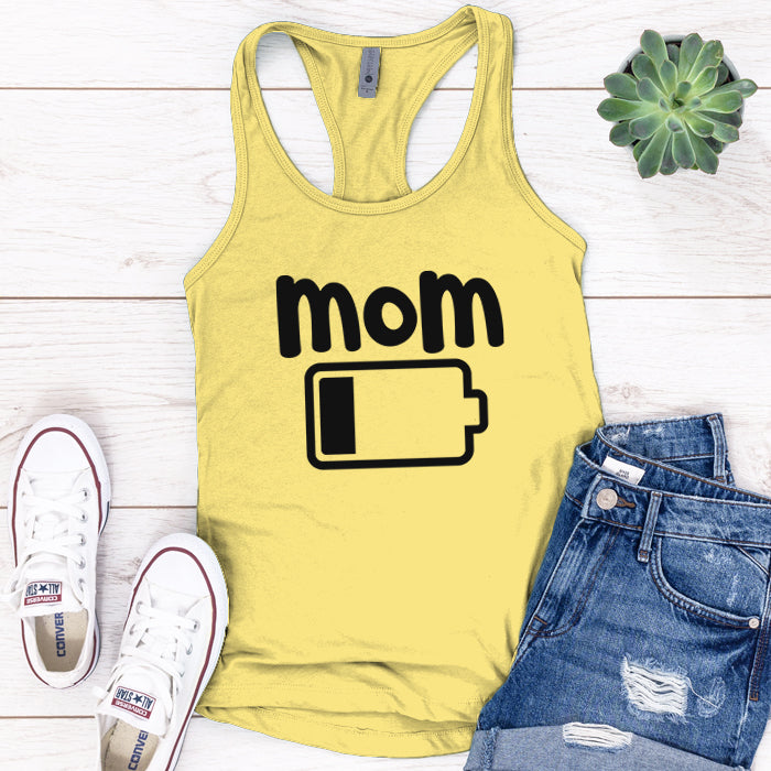 Mom Low Battery Premium Tank Top