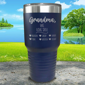Personalized Grandparents We Love You Engraved Tumbler