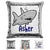 Shark Personalized Magic Sequin Pillow Pillow GLAM Silver 