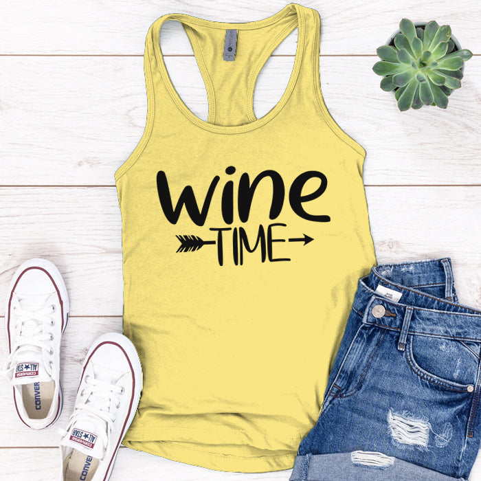 Wine Time Premium Tank Top