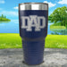 Dad Engraved Tumbler Tumbler ZLAZER 30oz Tumbler Navy 