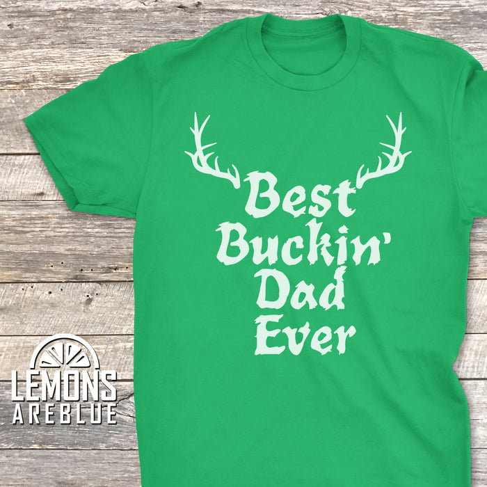 Best Buckin' Dad Ever v1 Premium Tees