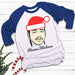 Home Malone Raglan T-Shirts CustomCat White/Royal X-Small 