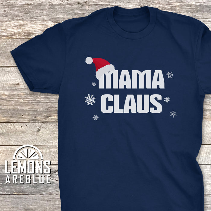 Mama And Papa Claus Premium Tee