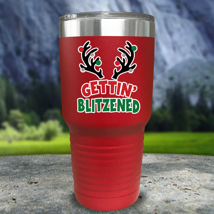 Getting Blitzened Color Printed Tumblers