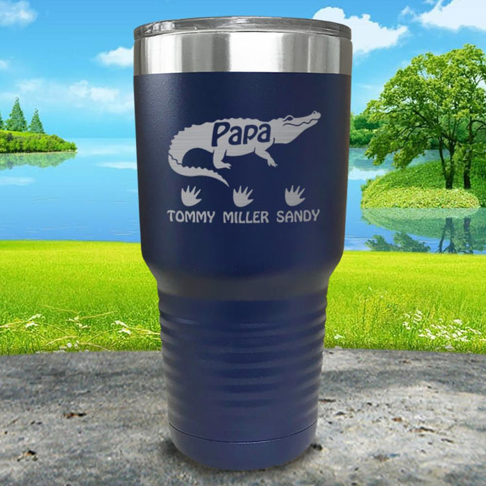 Papa Gator CUSTOM Dates Engraved Tumblers