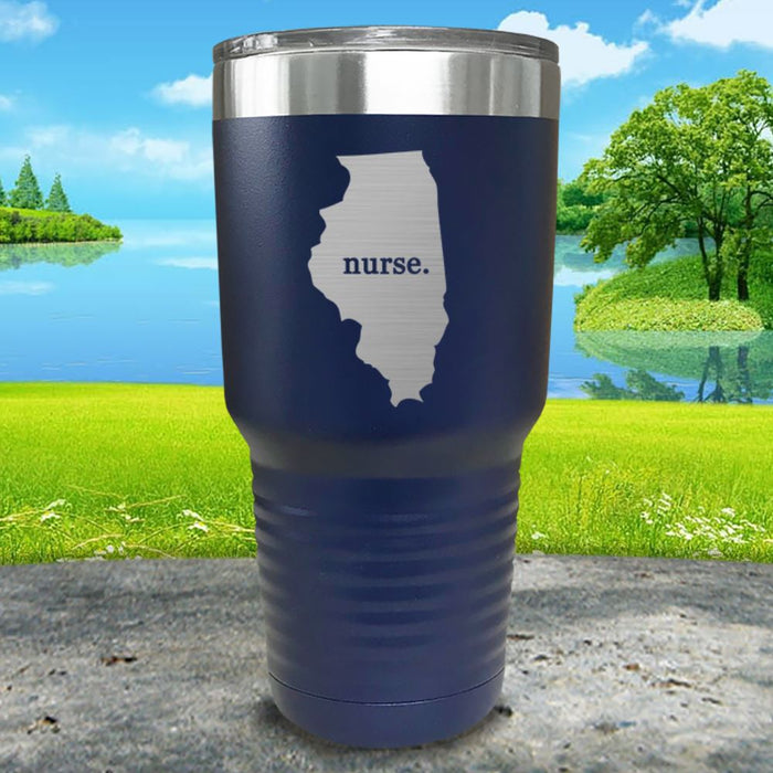 Nurse Illinois Premium Laser Engraved Tumbler