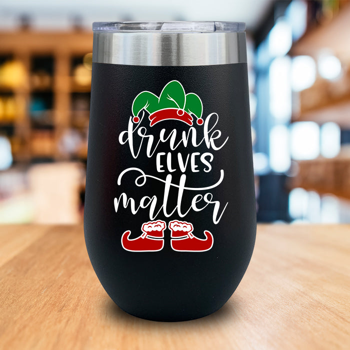 Drunk Elves Matter Color Printed Wine Tumbler