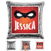 Super Personalized Magic Sequin Pillow Pillow GLAM Silver 