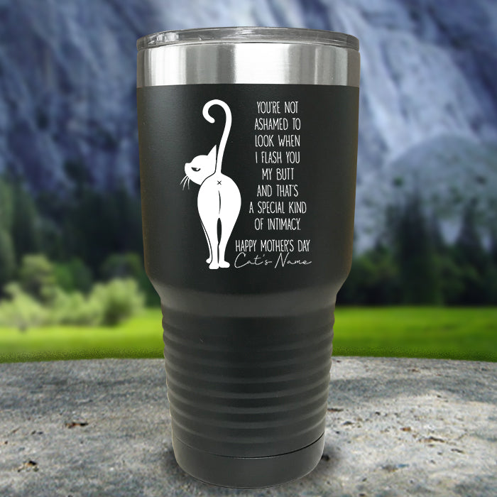 Personalized Cat Butt Funny Tumblers - Cat Mom Mother's Day Gift