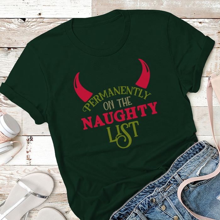 Permanently On The Naughty List Premium Tee