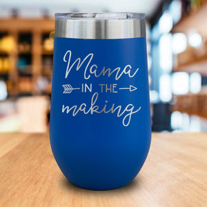 Mama in the Making Engraved Wine Tumbler