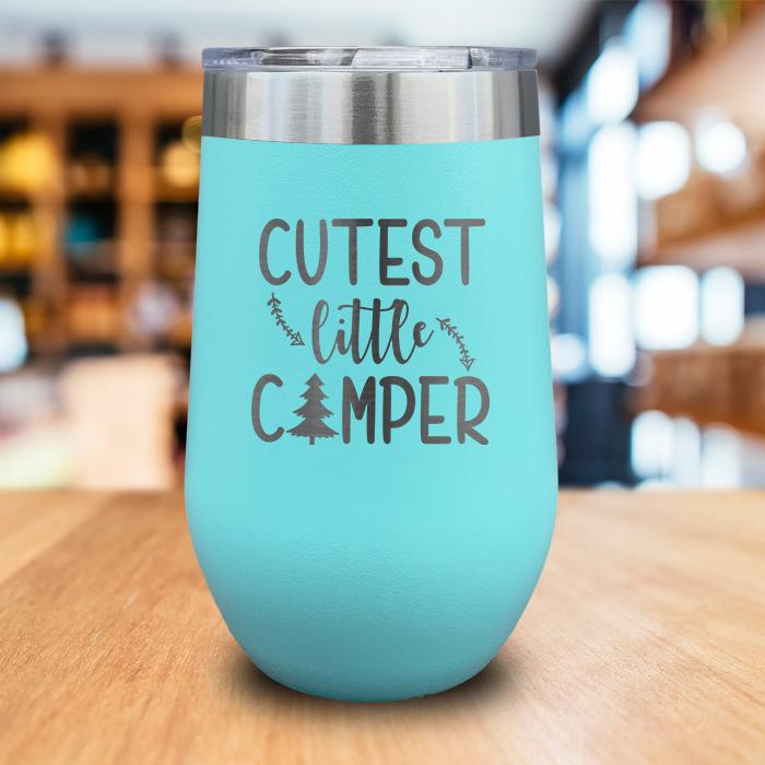 Cutest Little Camper Engraved Wine Tumbler