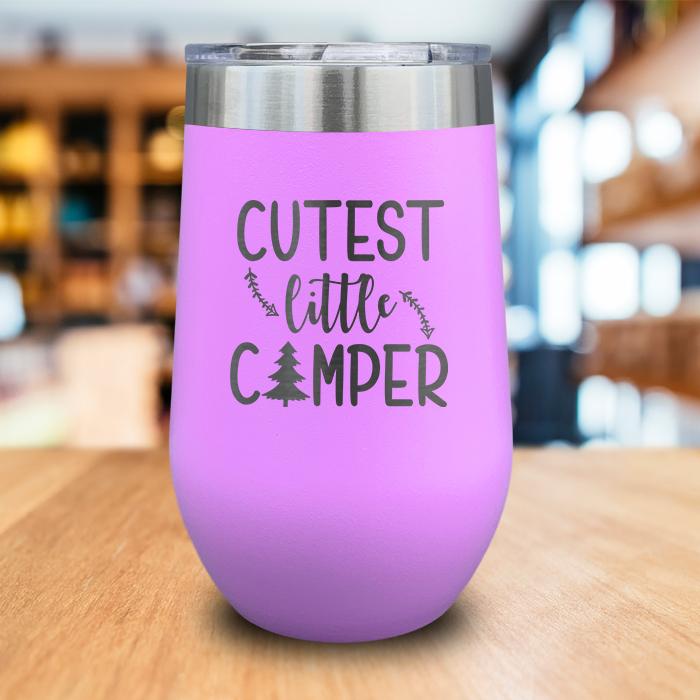 Cutest Little Camper Engraved Wine Tumbler