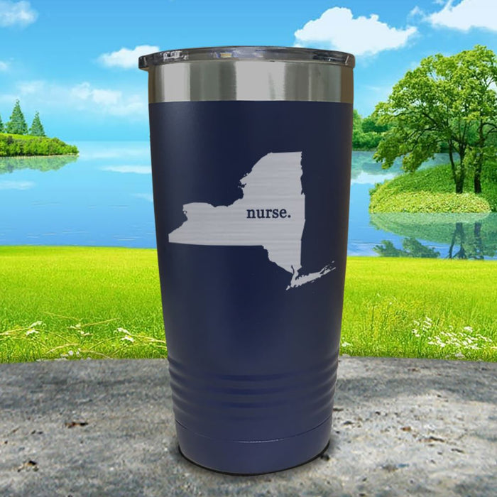 Nurse New York Premium Laser Engraved Tumbler