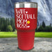 Wife Softball Mom Boss Color Printed Tumblers Tumbler ZLAZER 30oz Tumbler Red 