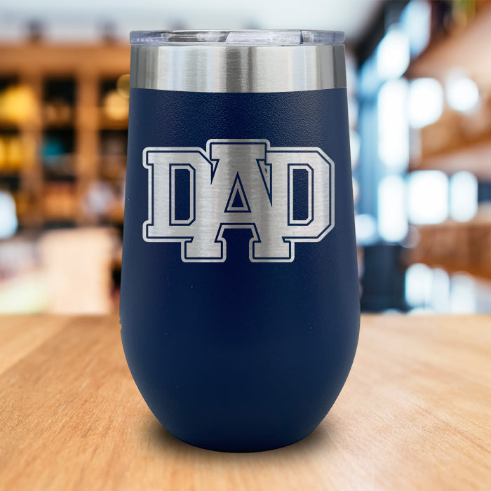 Dad Engraved Wine Tumbler